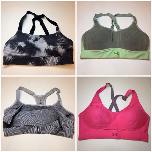 Under Armour Other - Under Armour Sports Bra Collection - Black, Green, Gray, Pink